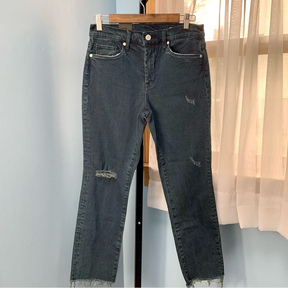 NWT Blank NYC The Madison High Rise Cropped Jeans - Picture 2 of 6